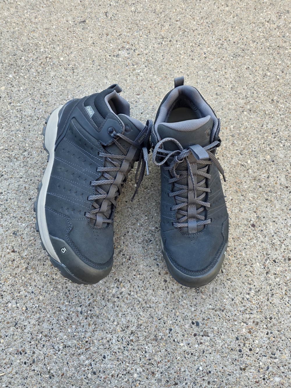 Oboz Men's Dark Gray  WP Outdoor Hiking Shoes Size 11